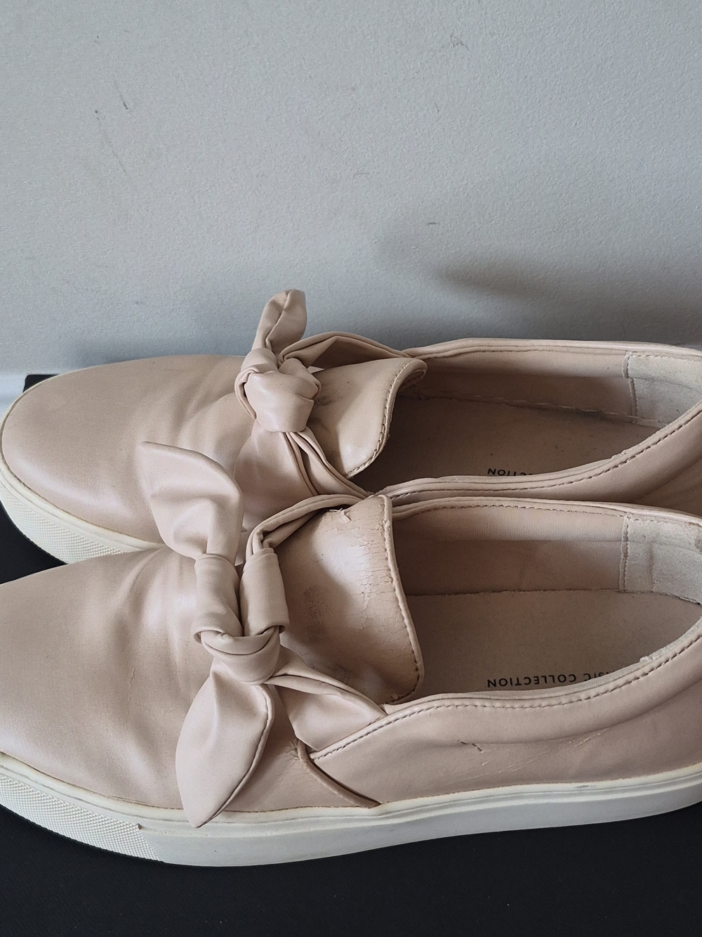 Zara Basic Collection Nude Slip On Women's Sneakers Shoes Size 9